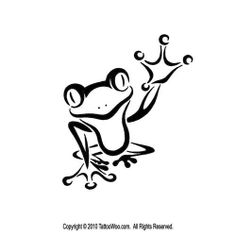 236x236 Frog Clipart Black And White Brush Stroke