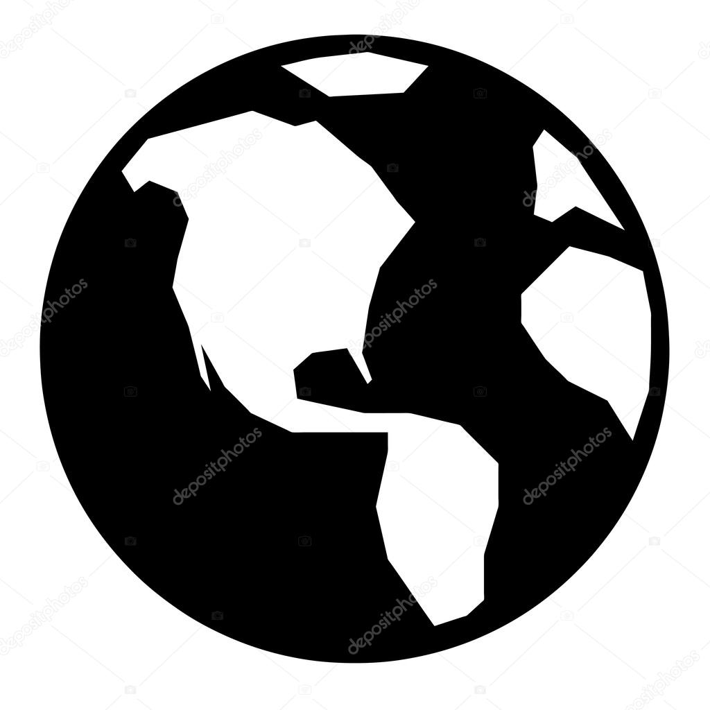 1024x1024 Simple Globe Icon Stock Vector Arenacreative