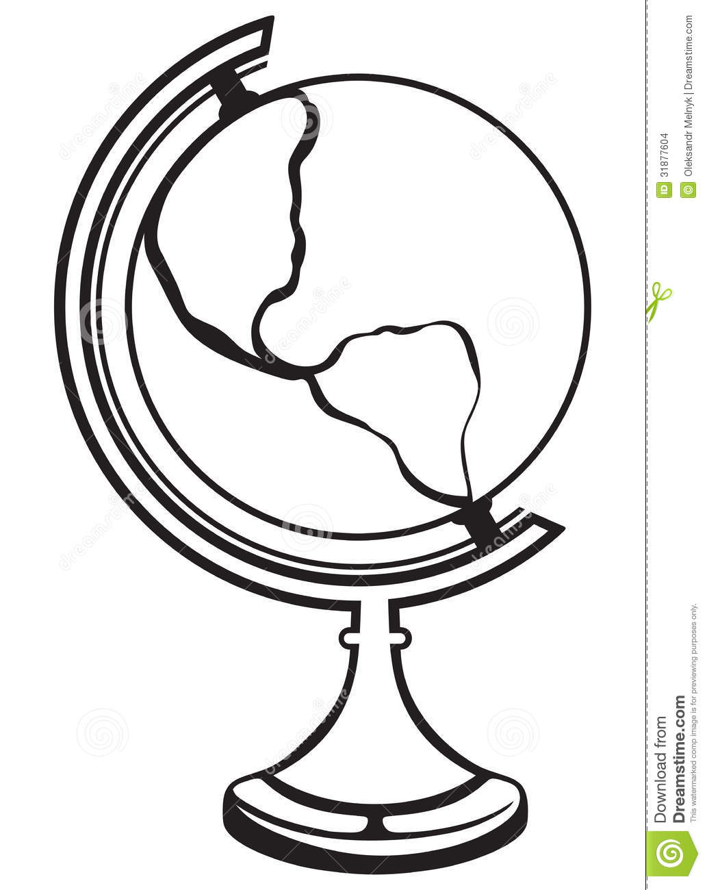1033x1300 Globe Outline Clipart