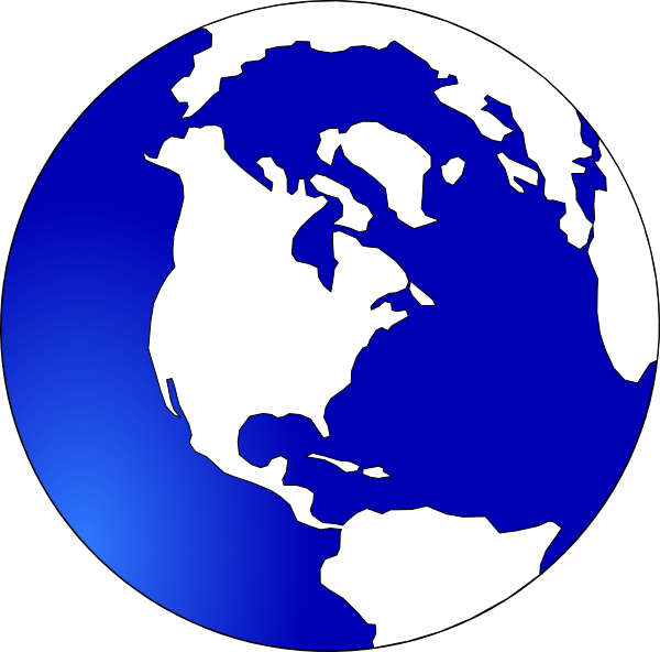 600x592 Globe White And Blue Clip Art