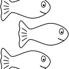 268x268 Goldfish Coloring Pages Kids Drawing And Coloring Pages