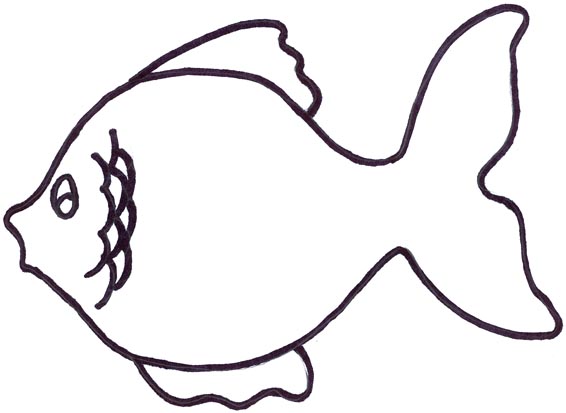 566x413 A Fish, Clipart Panda