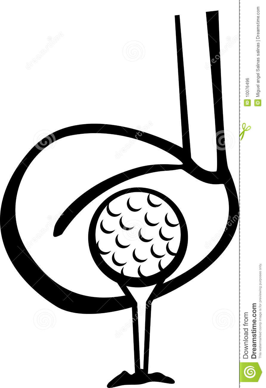 892x1300 Golf Course Clipart Black And White