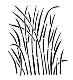 236x257 Cattails Black Amp White Clipart