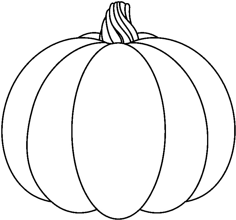 758x708 Pumpkin Black And White Halloween Clipart Pumpkin