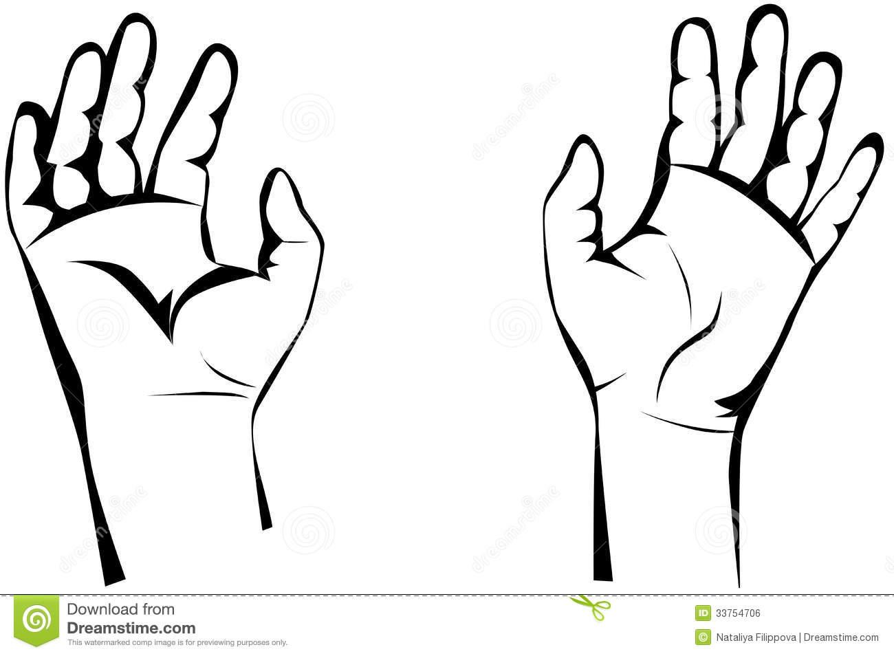 1300x954 Worship Hands Clipart