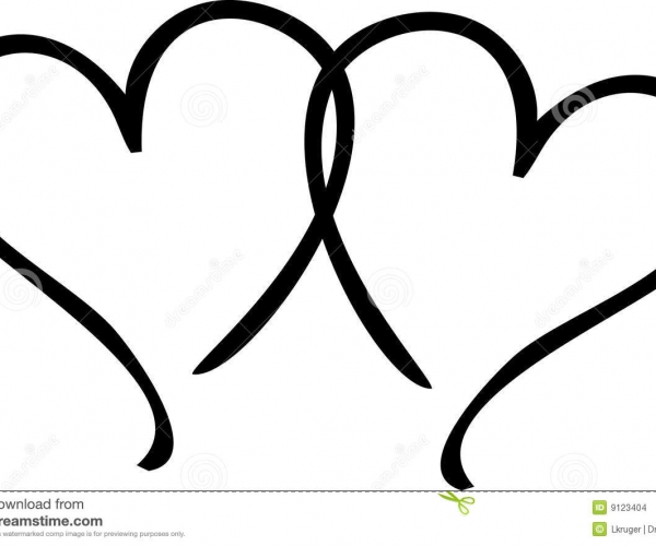 600x500 Lovable Clip Art Two Hearts Clipart Two Hearts Clip Art