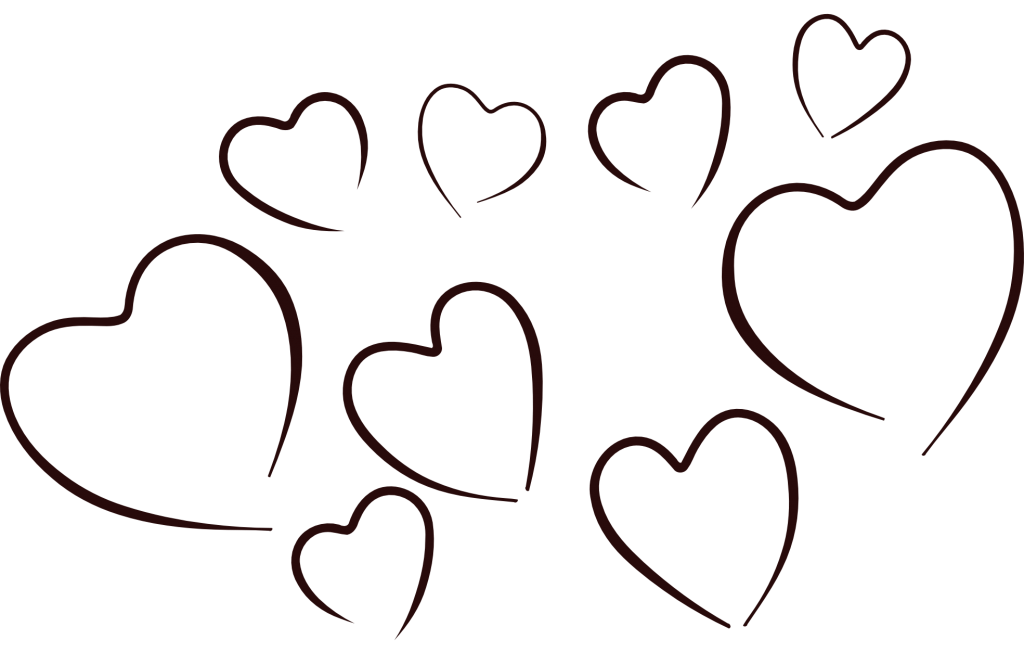 1024x665 Valentine ~ Awesome Hearts Picture Ideas Black And White Heart