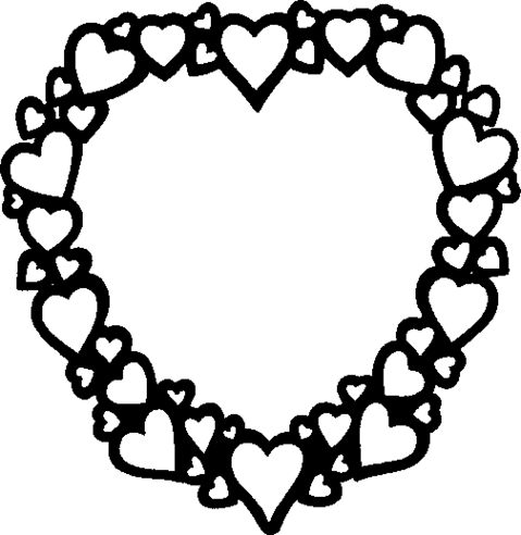 479x492 Heart Black And White Heart Black And White Heart Clipart Hearts 2