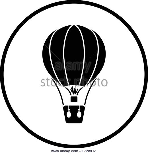 520x540 Hot Air Balloon Cartoon Black And White Stock Photos Amp Images