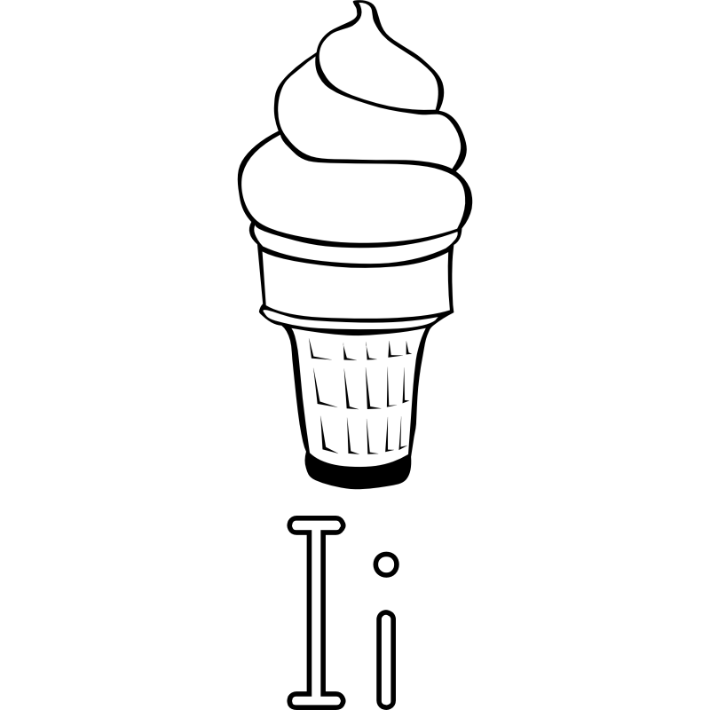 800x800 Ice Cream Black And White Ice Cream Clip Art