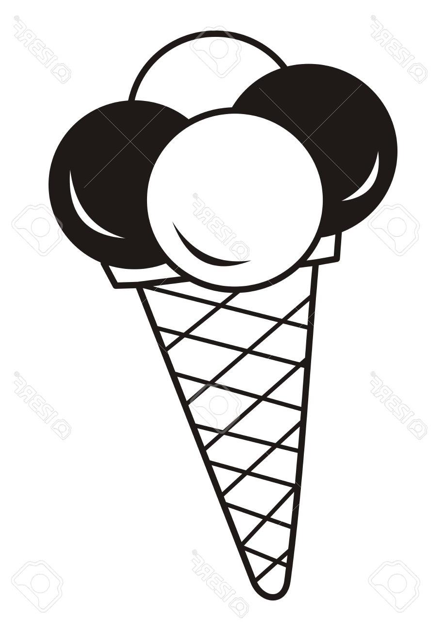 Black And White Ice Cream Clipart | Free download on ClipArtMag