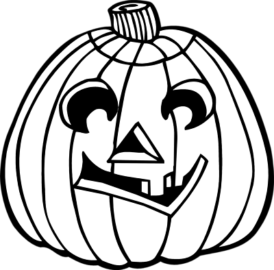 400x394 Jack O Lantern Clipart Black And White Clipart Panda
