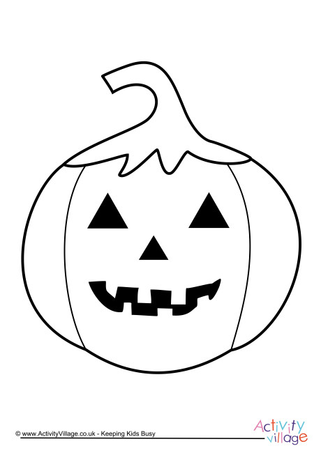 460x650 Jack O Lantern Colouring Pages