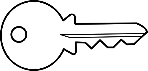 500x242 Key Black And White Clipart Key Black And White