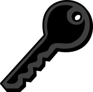 299x294 Black Key Clip Art