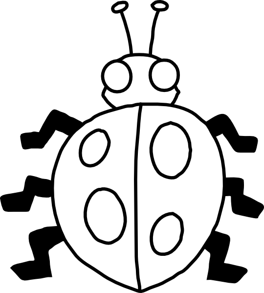 540x599 Ladybug Clip Art