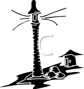 284x300 Picture Black And White Lighthouse