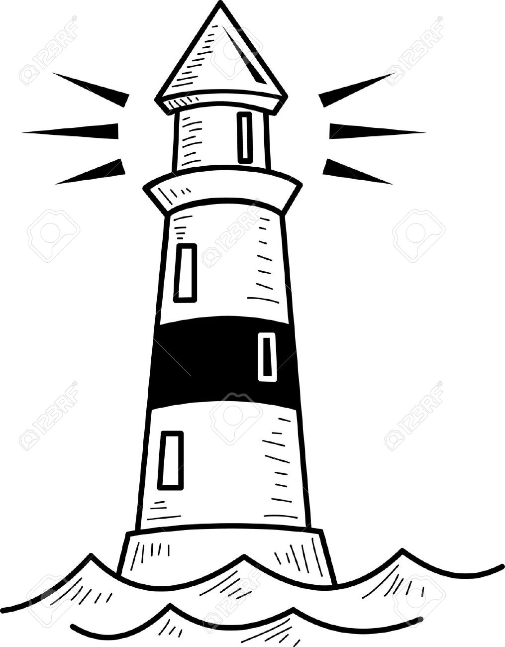 lighthouse pictures black and white