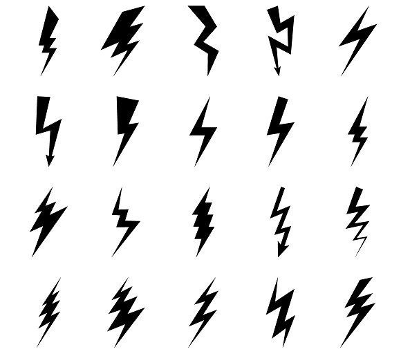 580x515 The Best Lightning Bolt Logo Ideas Flash