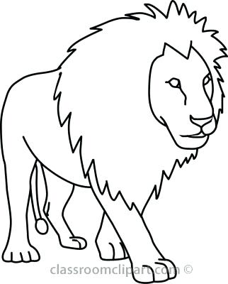 322x400 Lion Drawing Outline Lion Black White Lion Clip Art Black