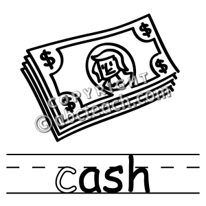 300x300 Cash Clipart Black And White
