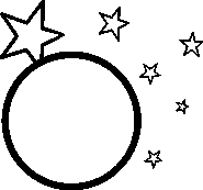 185x173 Moon Clipart Line Drawing