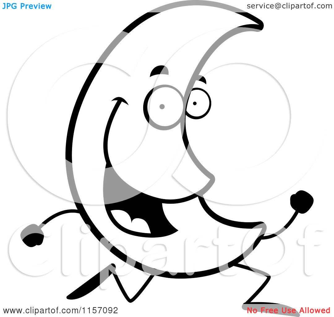 1080x1024 Crescent Moon Black And White Clipart