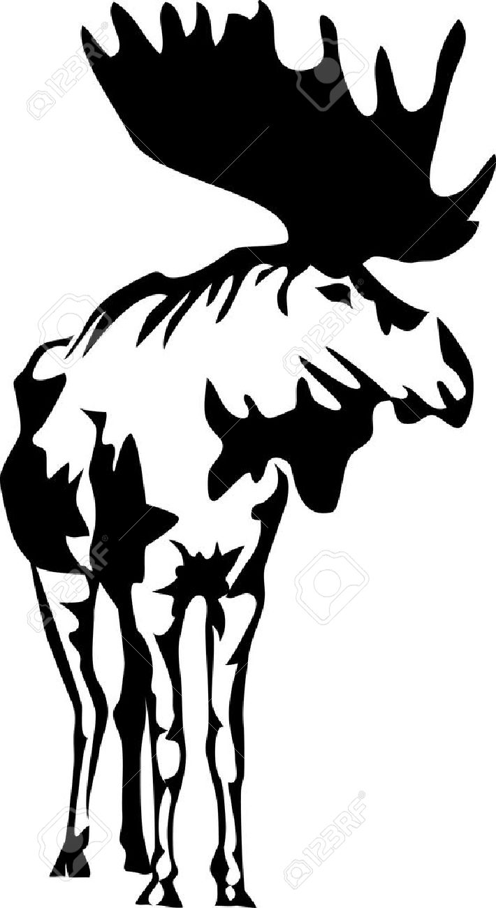 710x1300 Moose Logo Royalty Free Cliparts, Vectors, And Stock Illustration