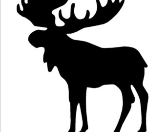 340x270 Moose Silhouette Etsy