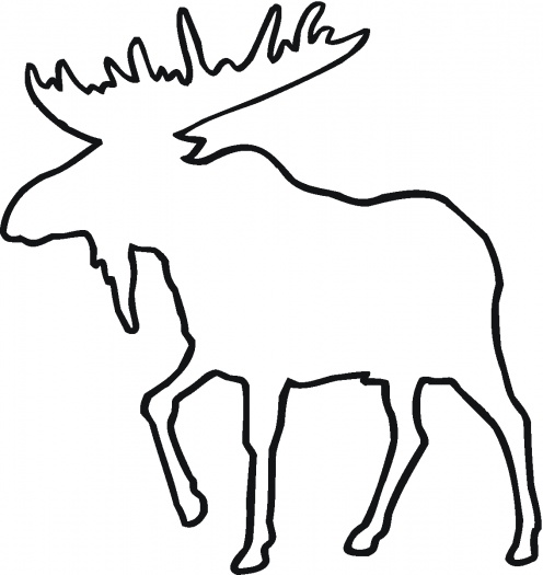 496x525 Free Grizzly Bear Coloring Pages Deer Outline Coloring Page