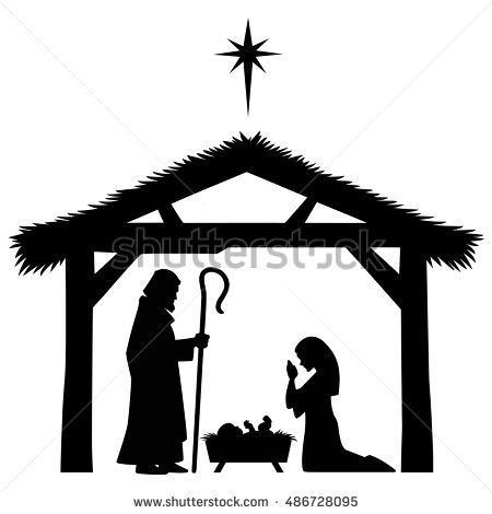 450x470 17 Best Simply Christmas Images Silhouette, Joseph