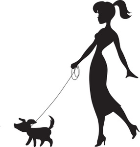 286x300 Free Walking The Dog Clipart Image 0071 0810 1617 0924 Dog Clipart