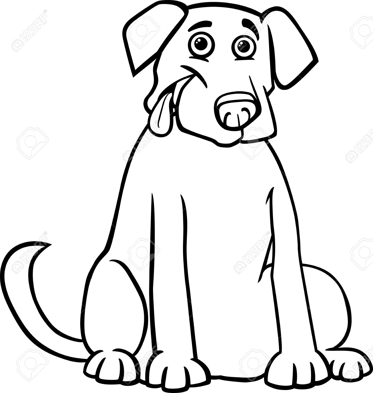 1231x1300 Black And White Dog Cartoon Collection