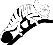 210x181 Free Black And White Animals Outline Clipart