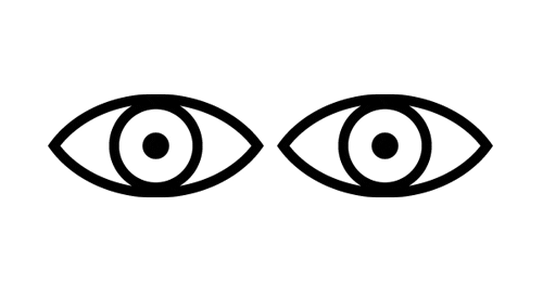 500x273 Human Eyes Clipart Black And White Collection