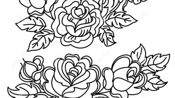 570x320 Rose Flower Drawing Pictures Surprising Coloring Pages Draw Easy