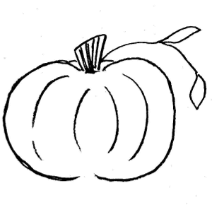 300x300 Black Pumpkin Clipart