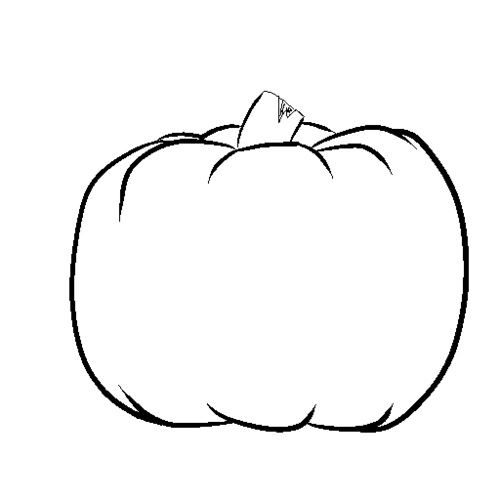 500x500 Pumpkin Clipart Pumpkin Outline