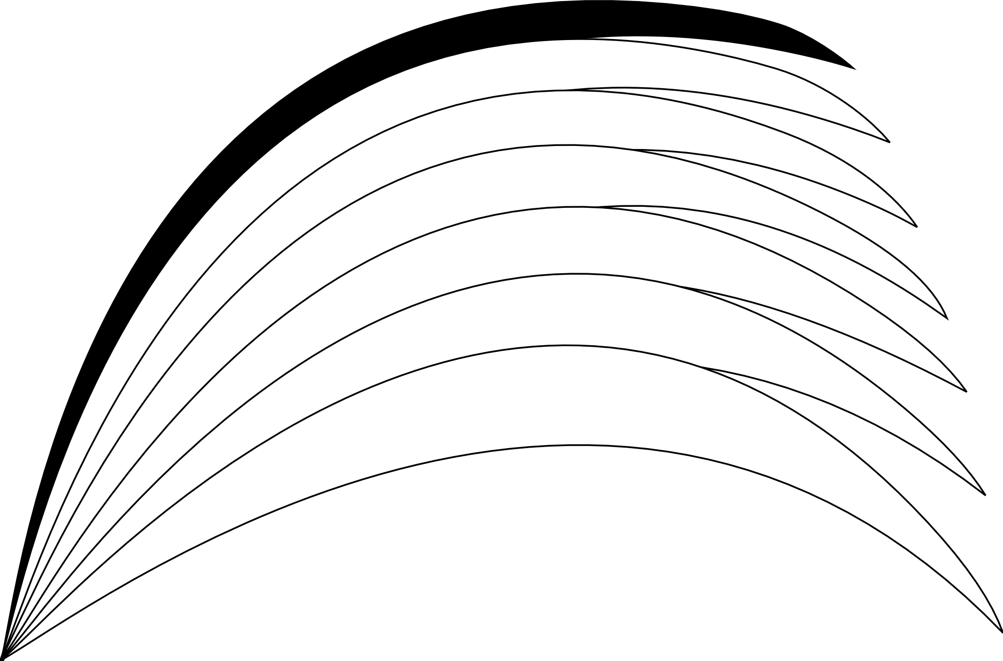 1979x1304 Rainbow Black And White Rainbow Clipart Black And White Free