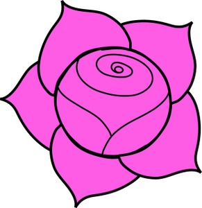 291x300 Rose Clipart Image