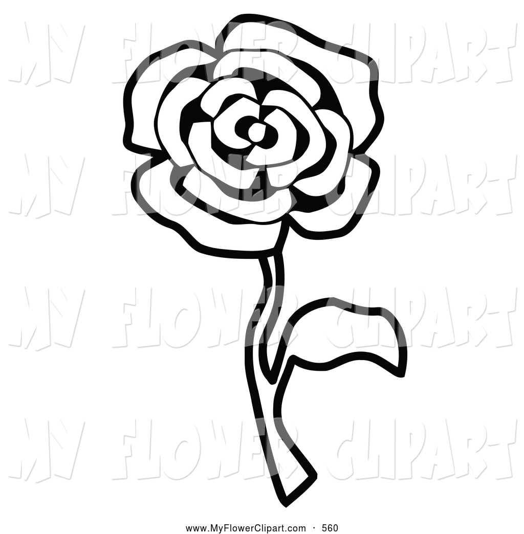 1024x1044 Clip Art Of A Single Rose