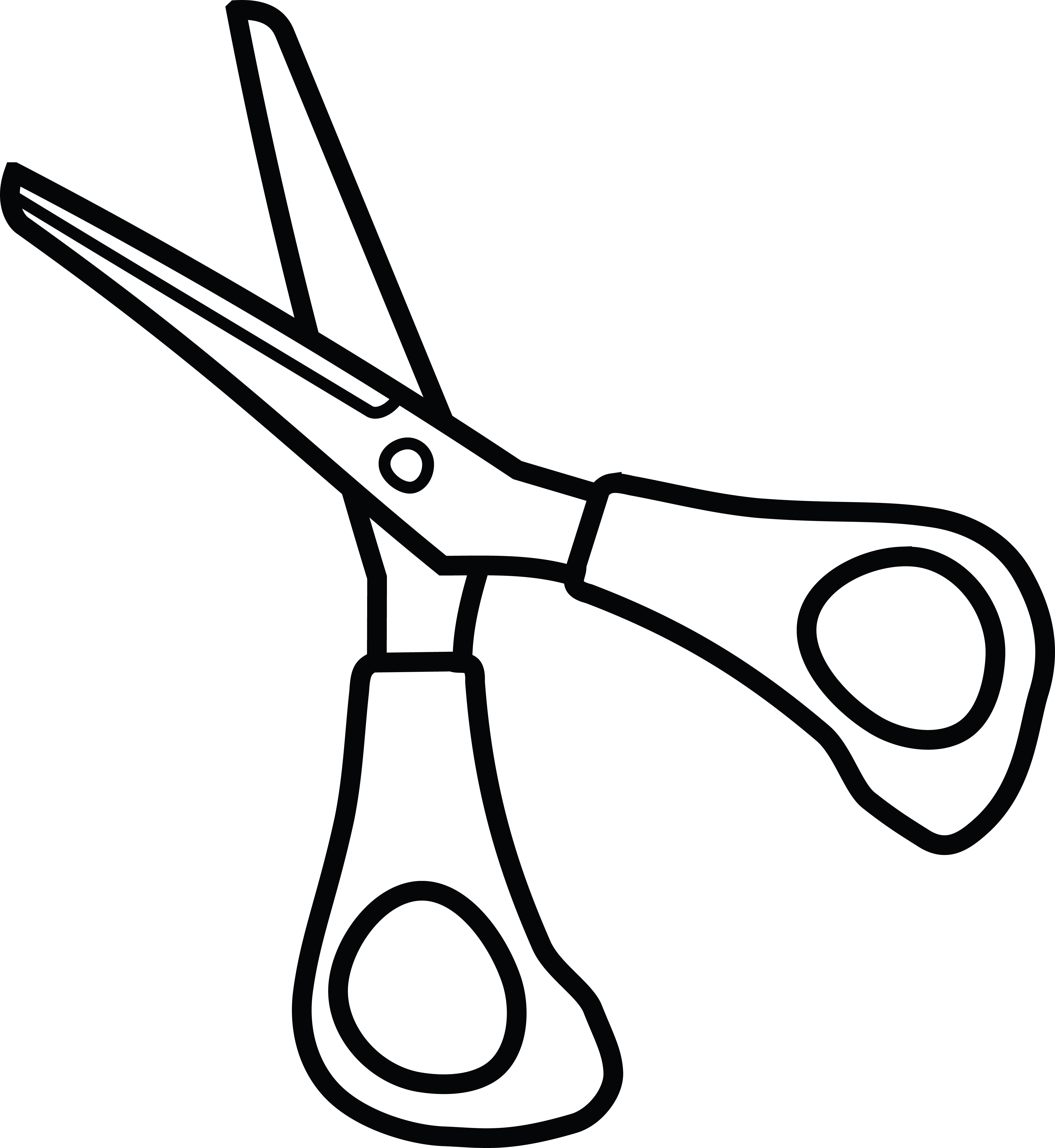 4000x4354 Scissor Clip Art Inderecami Drawing