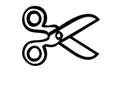 236x169 Scissors Clipart Black And White
