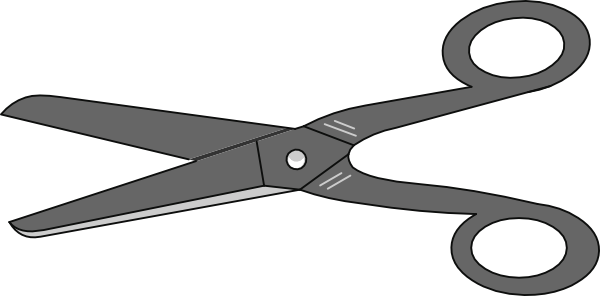 600x296 Scissors Clip Art Free Vector 4vector