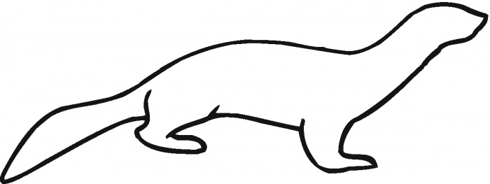 700x263 Sea Otter Clipart River Otter