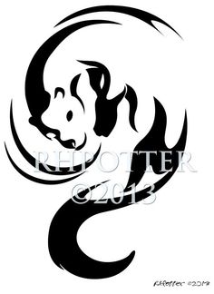 236x324 Otter Silhouette