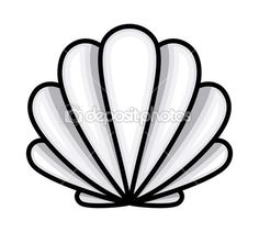 236x211 Seashell Drawing Lovely Zigzag Scallop Seashell Drawing Coloring