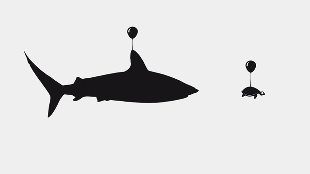 640x360 Free Shark Clipart Black And White