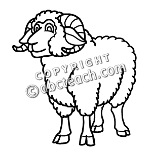 300x300 Clipart Black And White Sheep